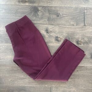 Chico's Burgundy Stretch Ankle Pants, size 1.5R